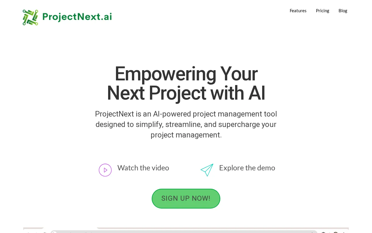 ProjectNext — preview screenshot