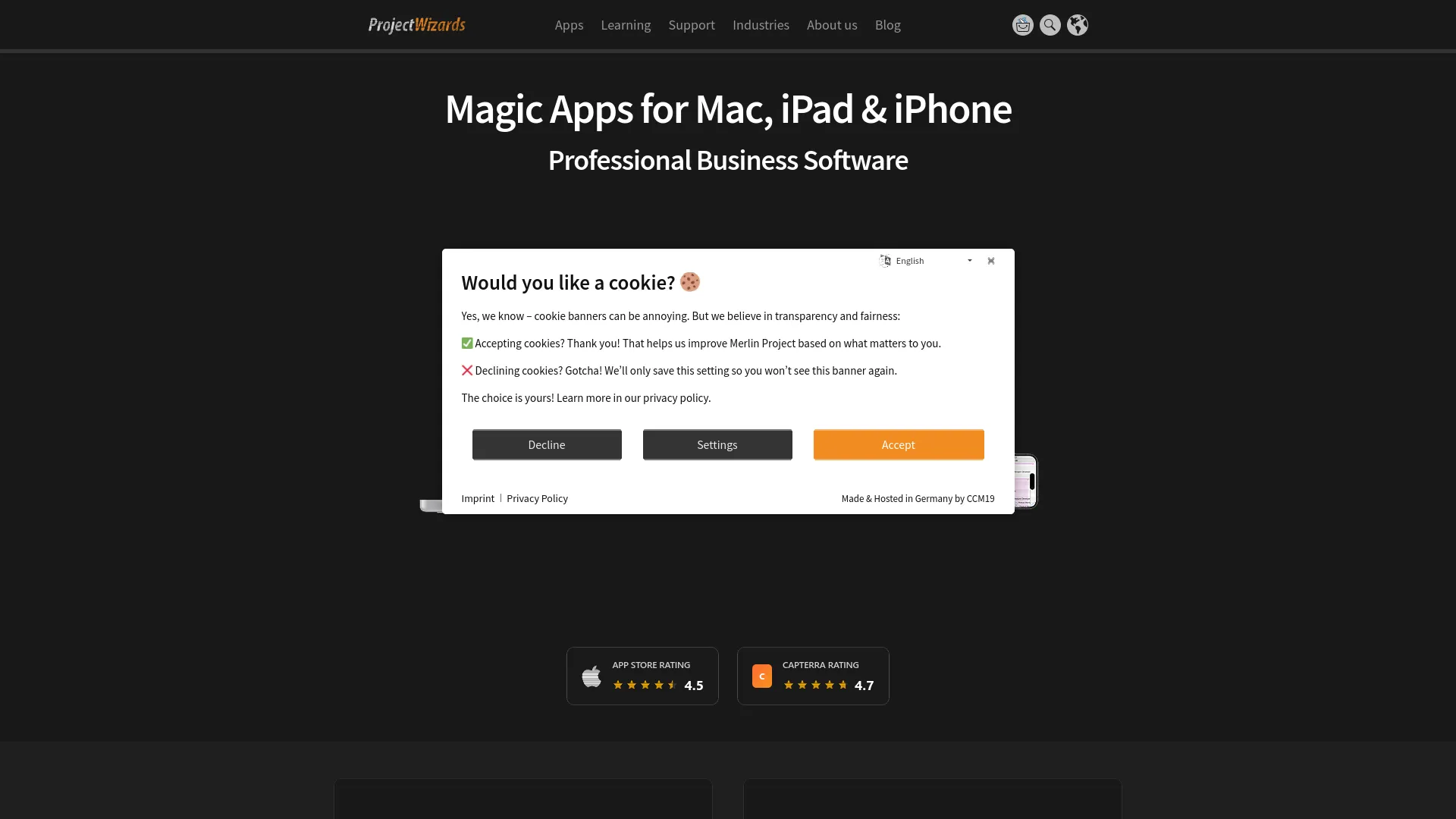 ProjectWizards — preview screenshot