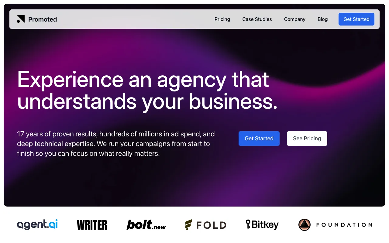 Promoted.com — preview screenshot