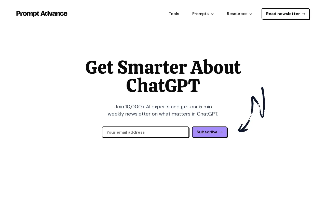 Prompt Advance — preview screenshot