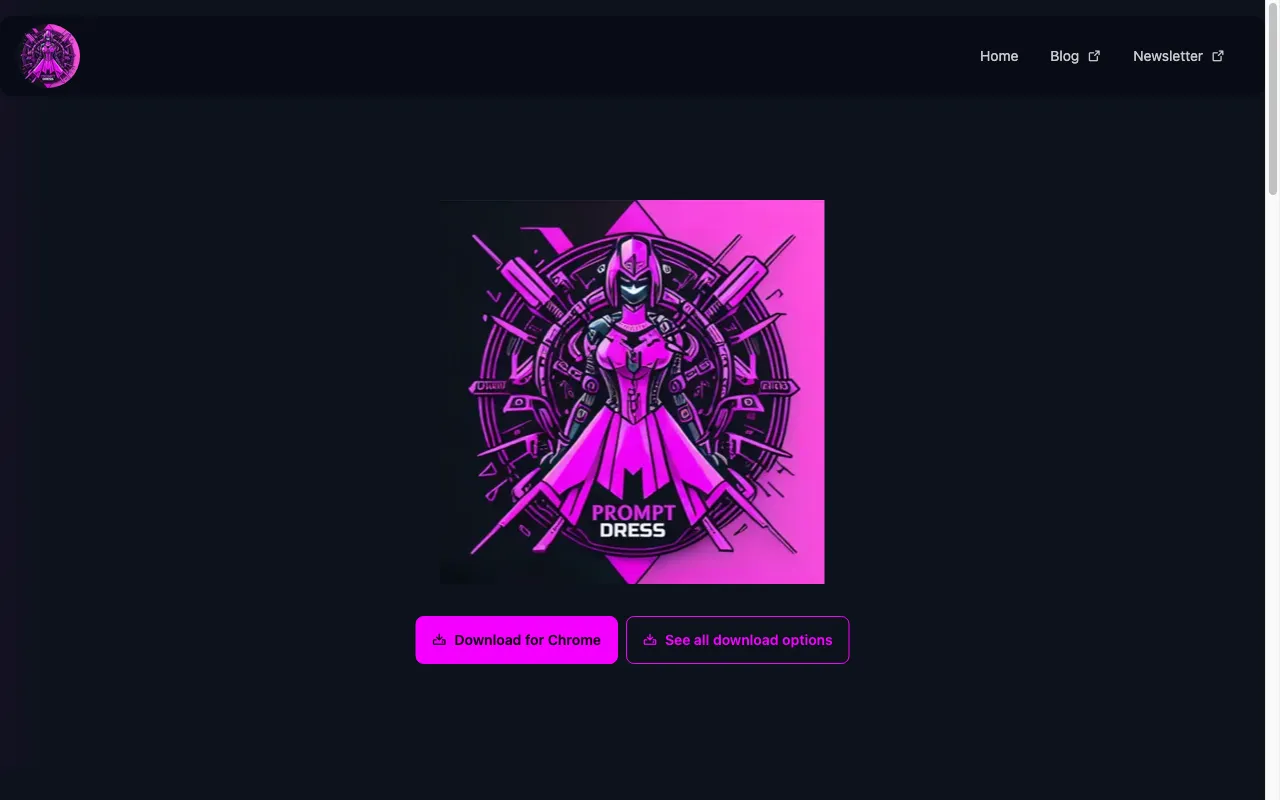 Prompt Dress — preview screenshot