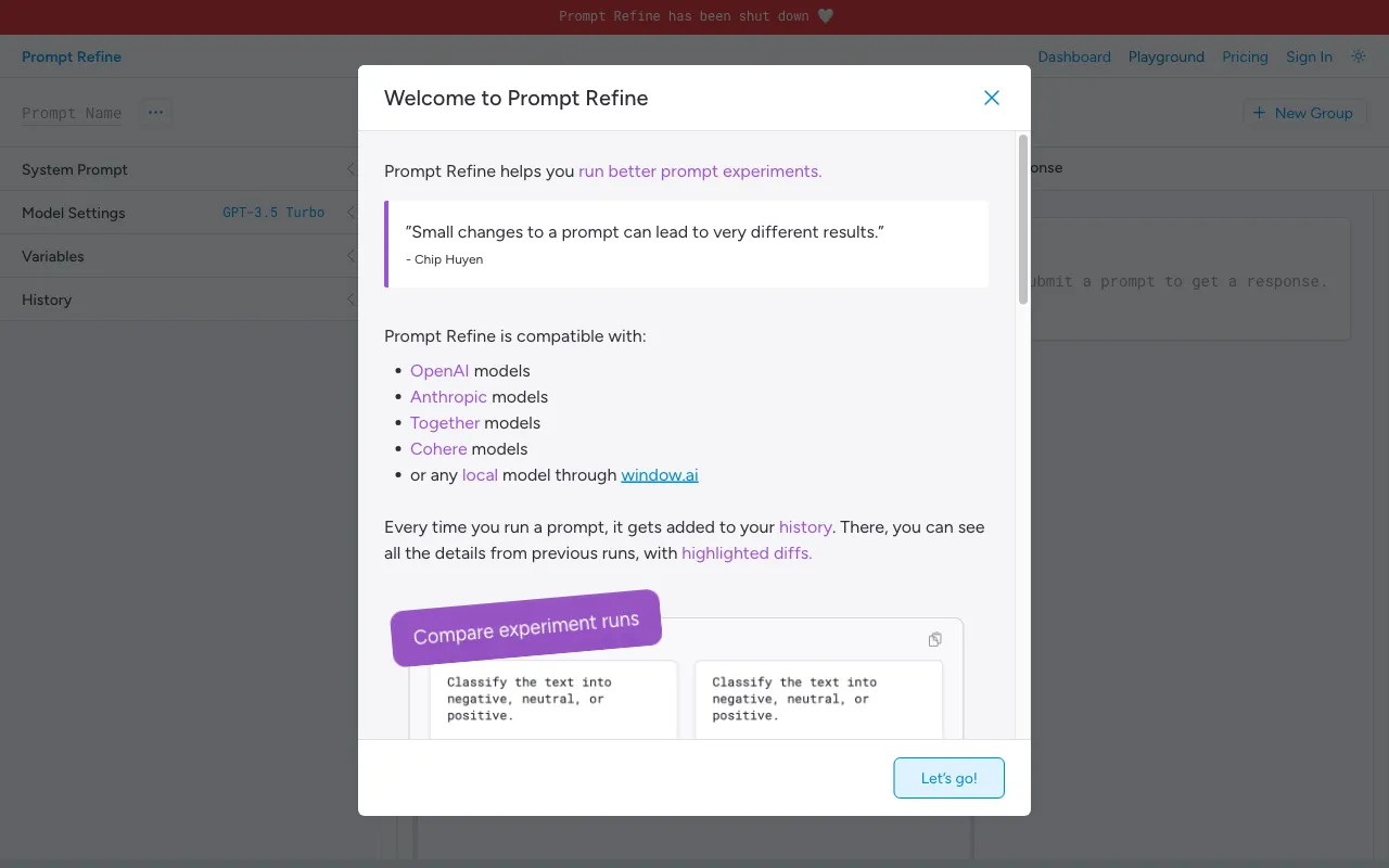 Prompt Refine — preview screenshot
