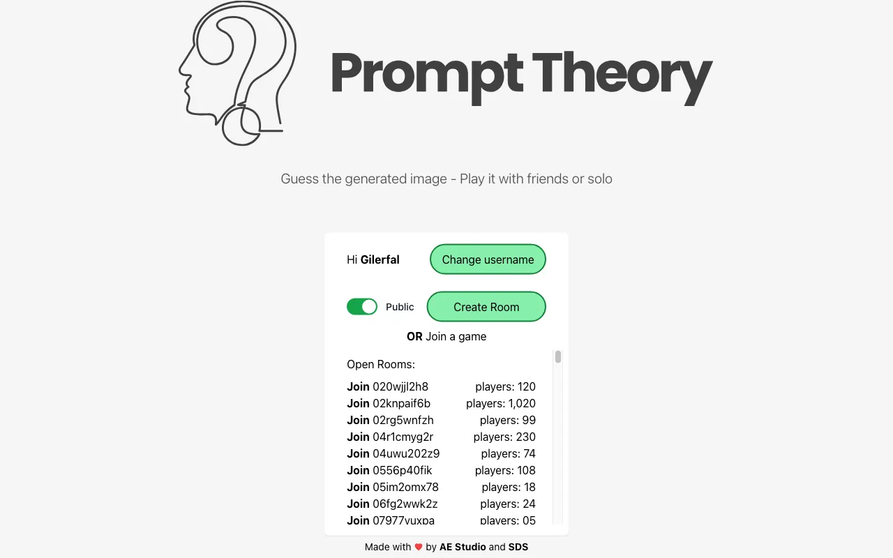 Prompt Theory by AE Studio — preview screenshot