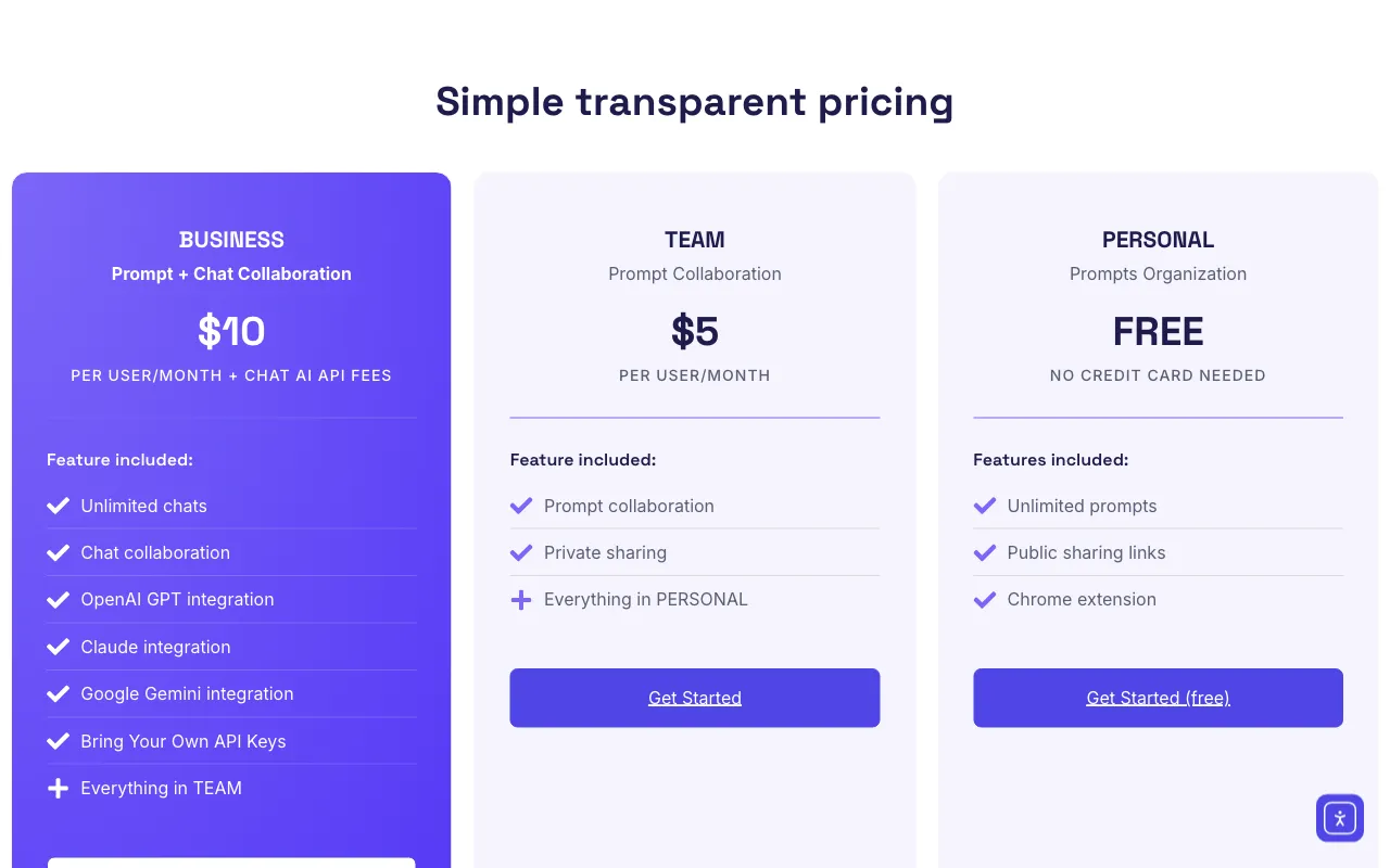 PromptDrive.ai — pricing page