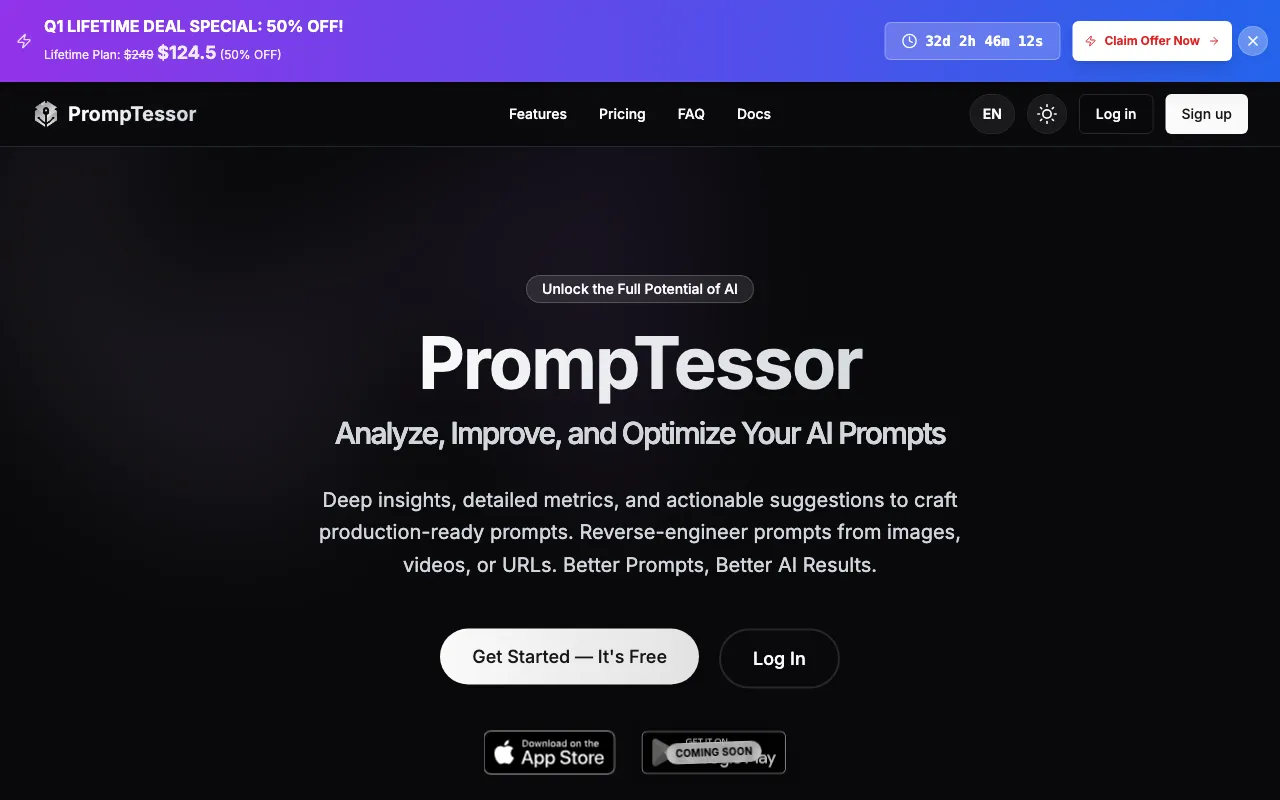 PrompTessor — preview screenshot