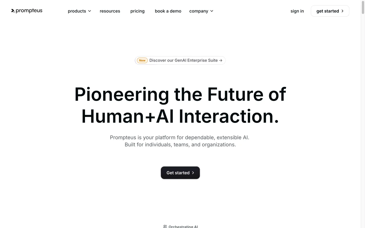 Prompteus — preview screenshot