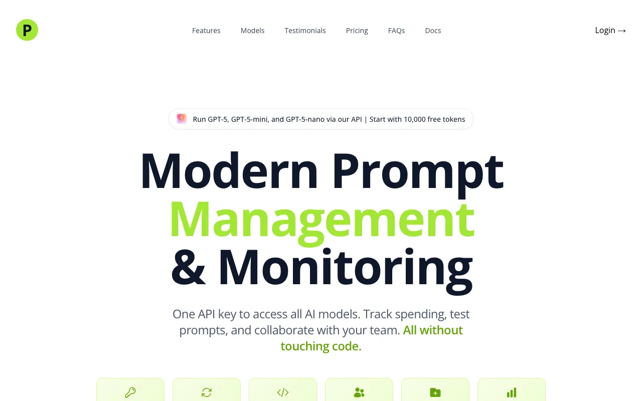 PromptGround — preview screenshot