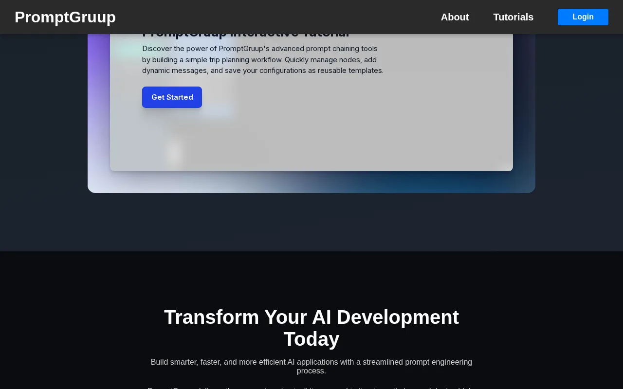PromptGruup — preview screenshot