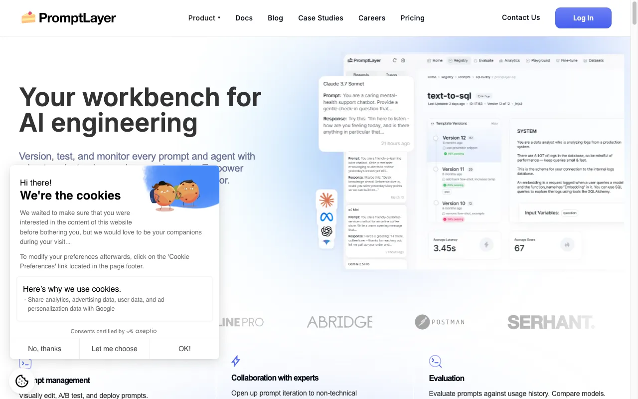 PromptLayer — preview screenshot