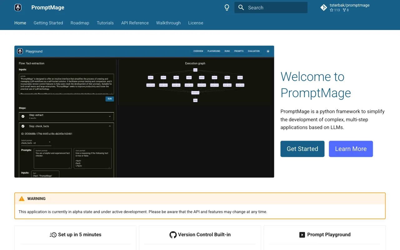 PromptMage — preview screenshot