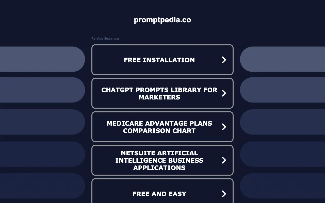 PromptPedia — preview screenshot