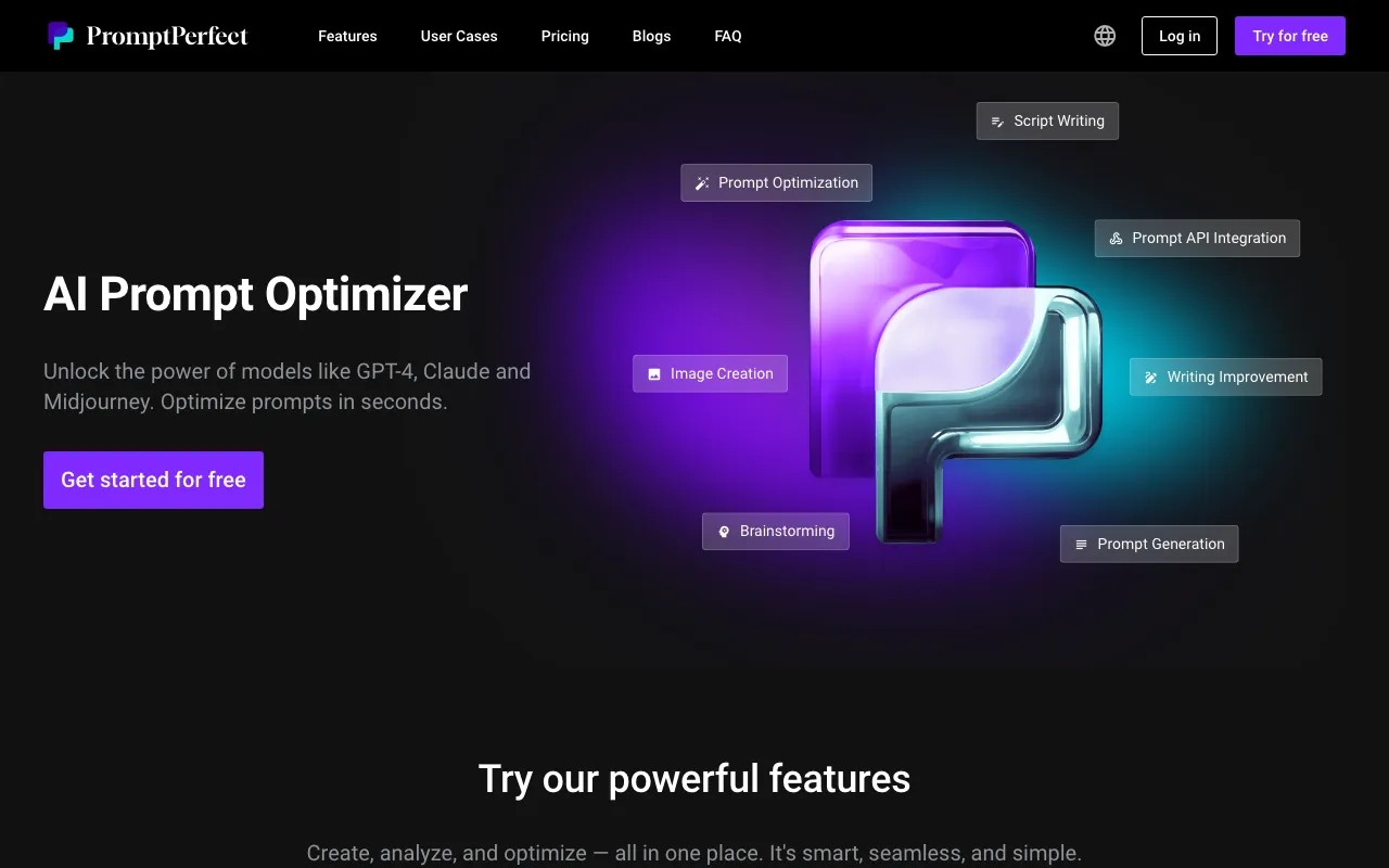 PromptPerfect — preview screenshot