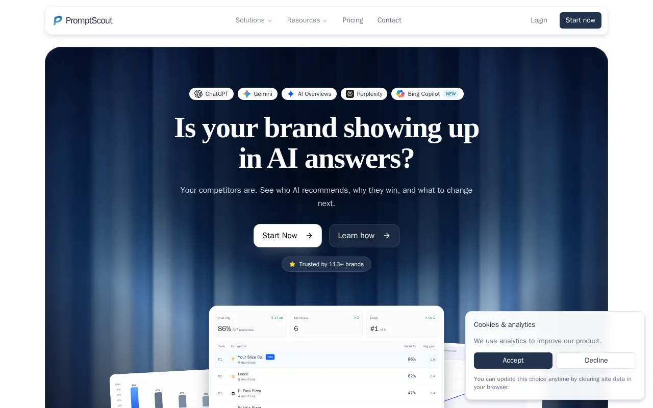 PromptScout — preview screenshot
