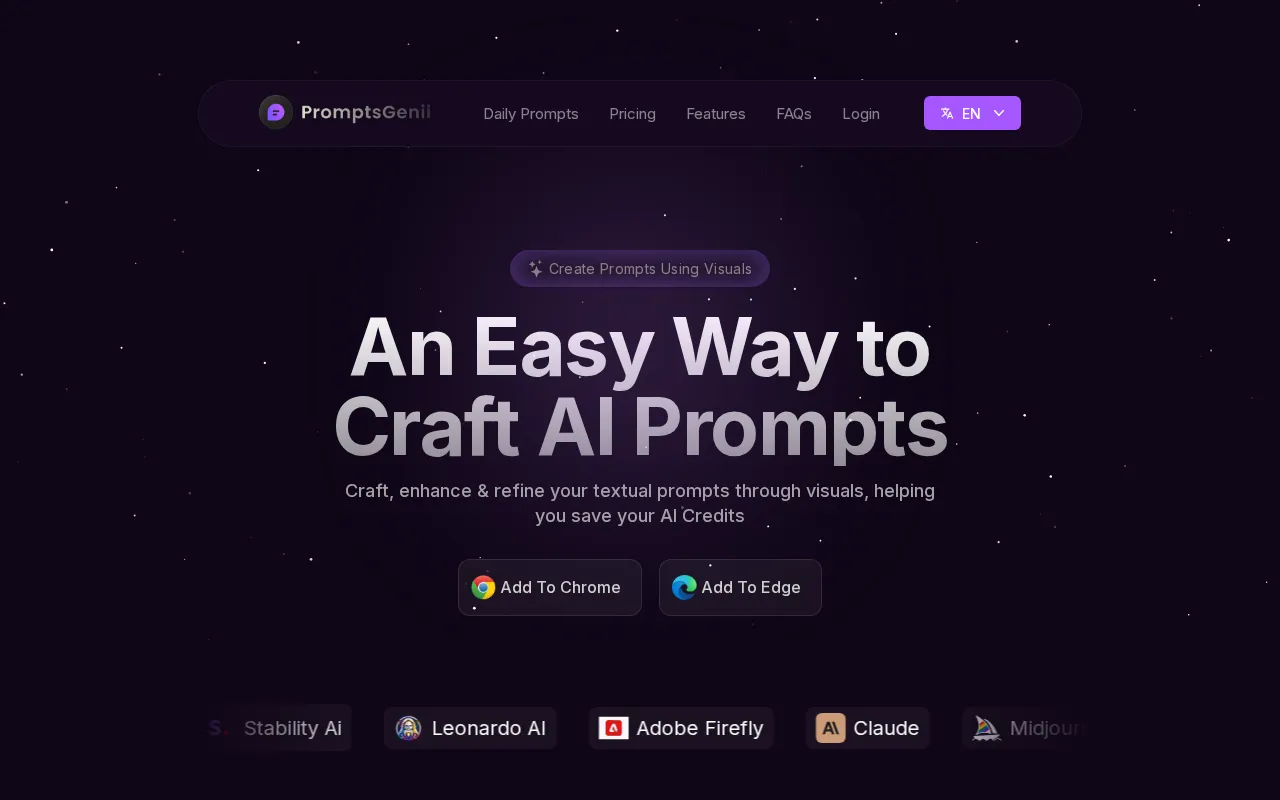 PromptsGenii — preview screenshot