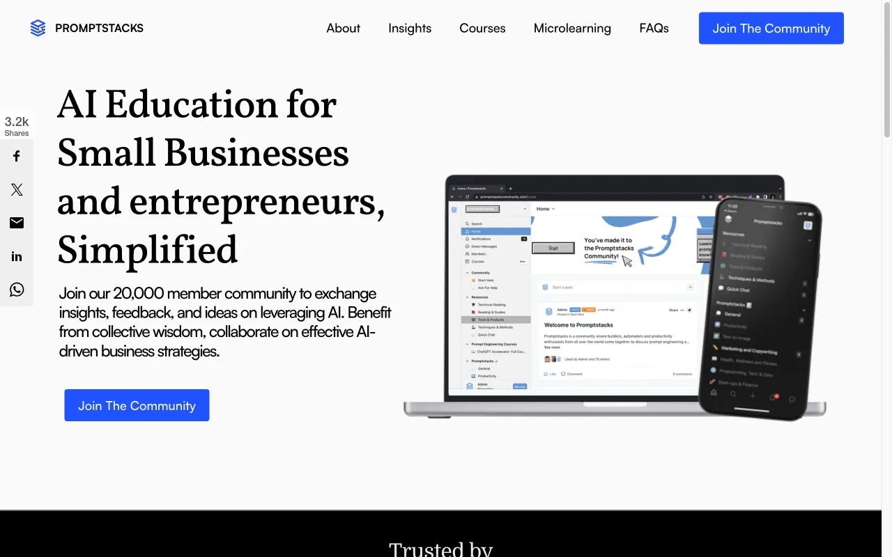 PromptStacks — preview screenshot