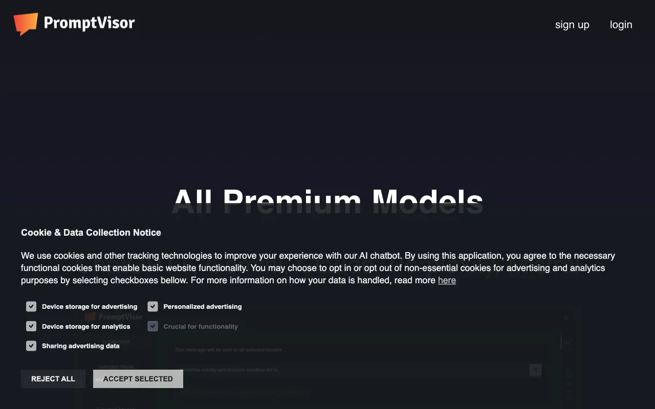 PromptVisor — preview screenshot
