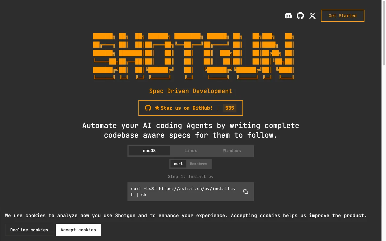 Shotgun — preview screenshot