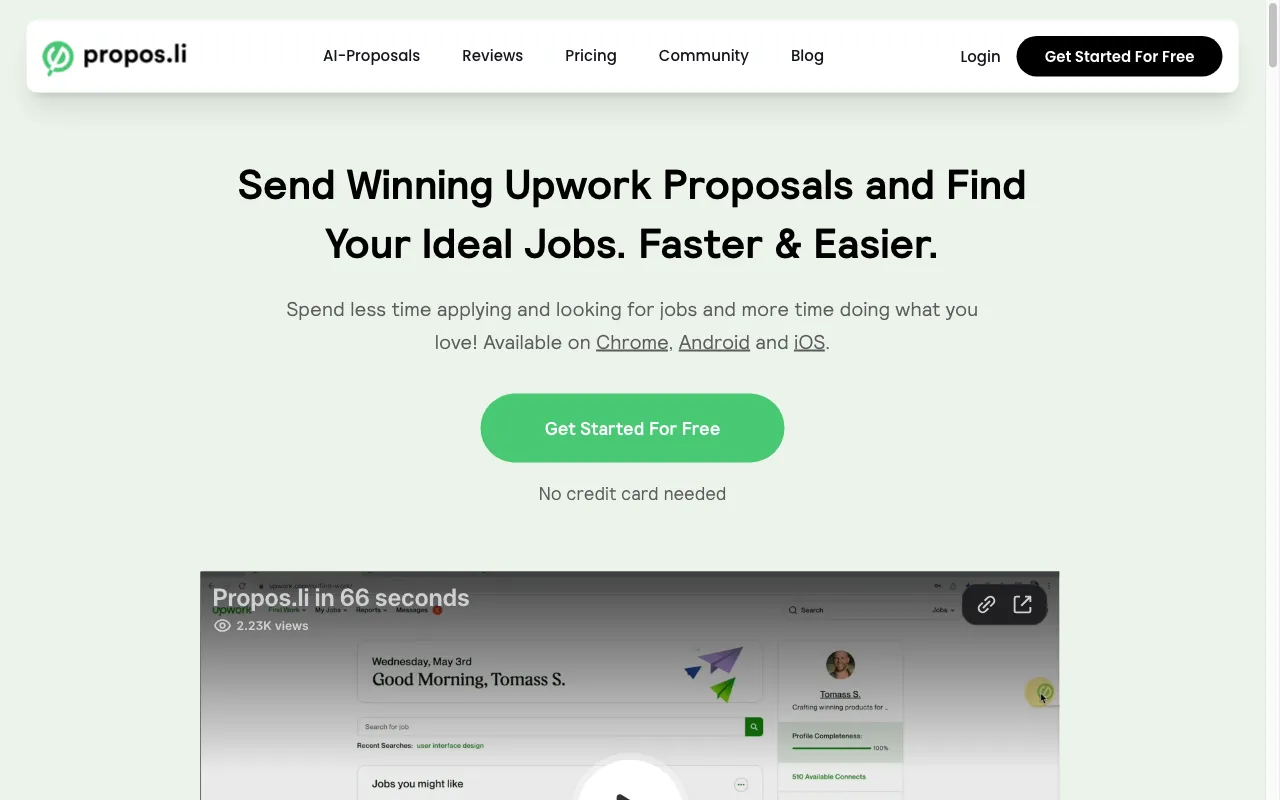 Propos.li — preview screenshot