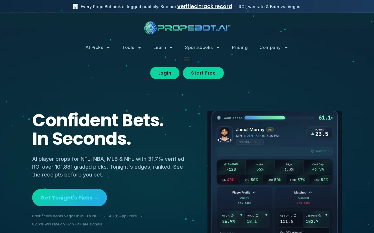 PropsBot.AI — preview screenshot