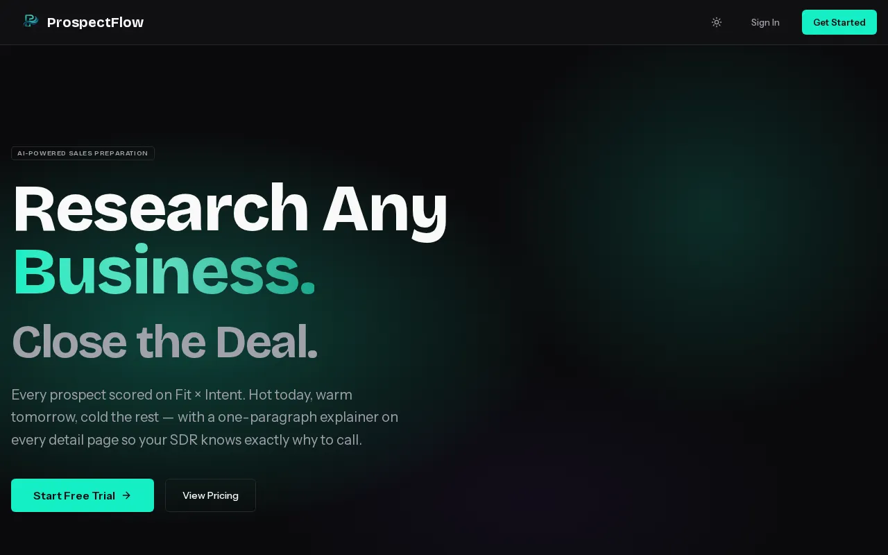 ProspectFlow — preview screenshot