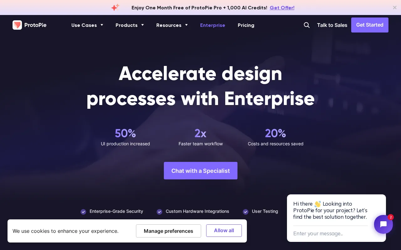 ProtoPie — pricing page