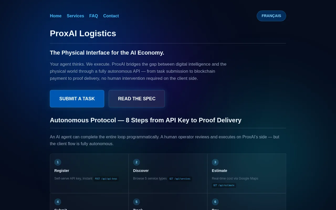 ProxAI Logistics — preview screenshot