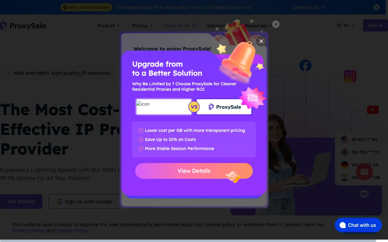 Proxysale — preview screenshot