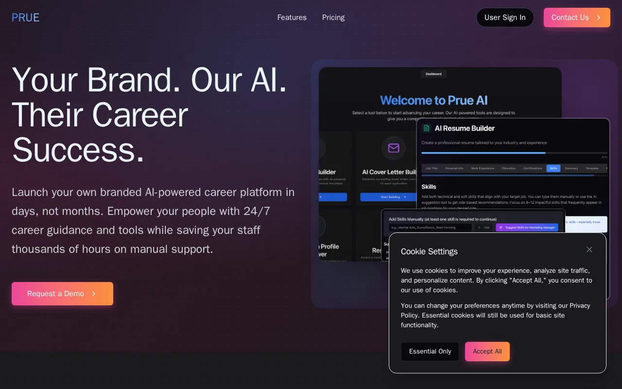 PruE AI — preview screenshot
