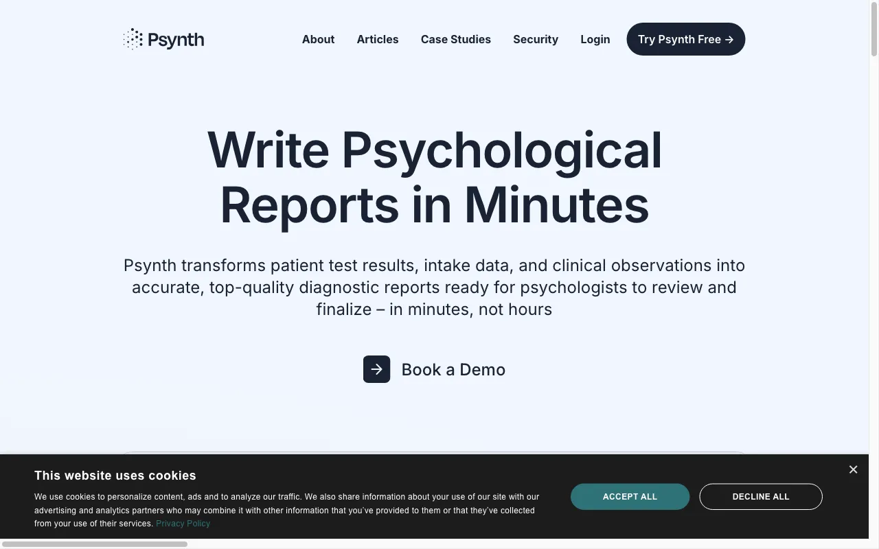 Psynth AI — preview screenshot