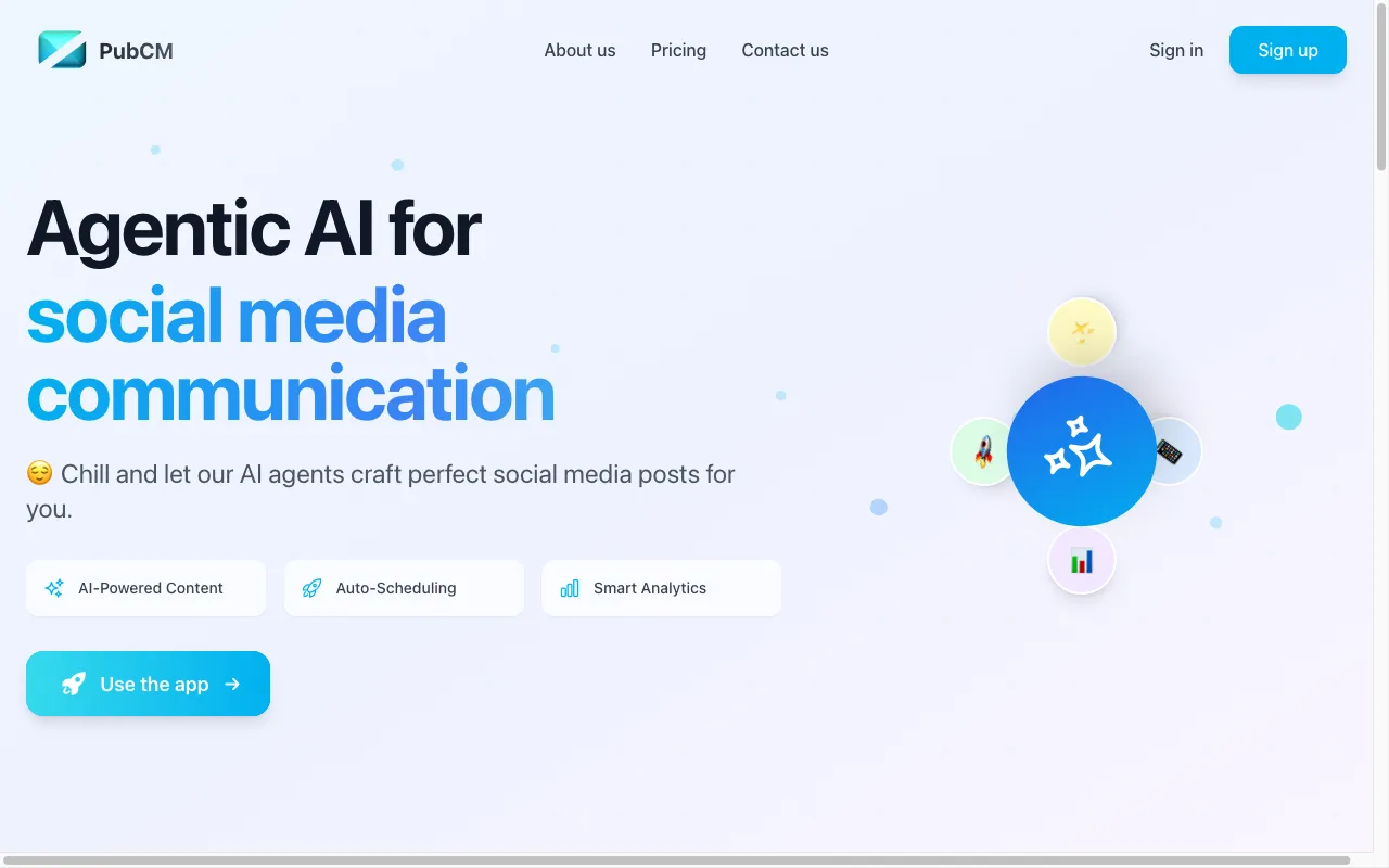 PubCM — preview screenshot