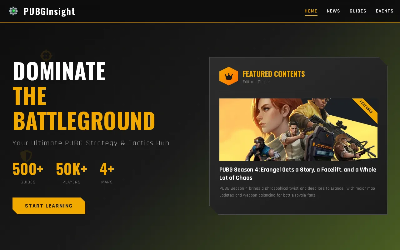 PUBGInsight — preview screenshot