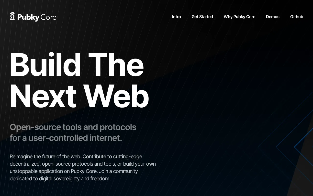 Pubky Core — preview screenshot