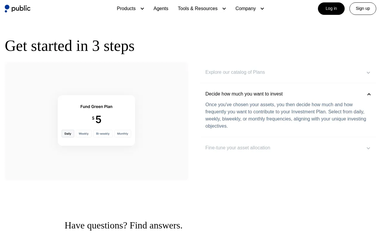 Public — pricing page