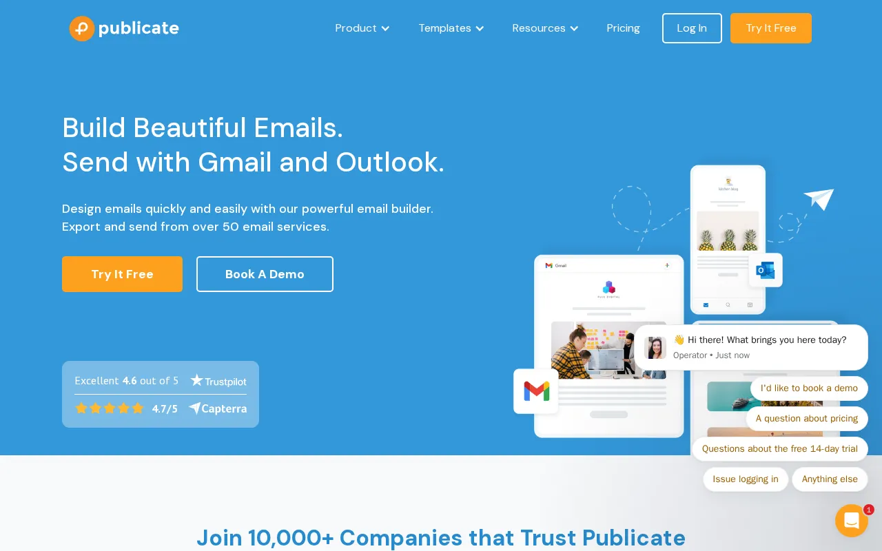 Publicate — preview screenshot
