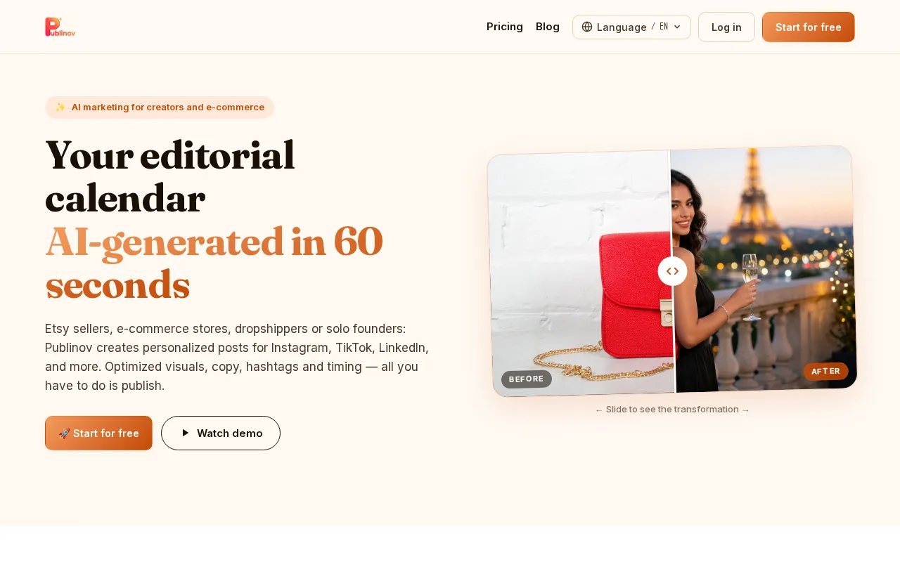 Publinov — preview screenshot