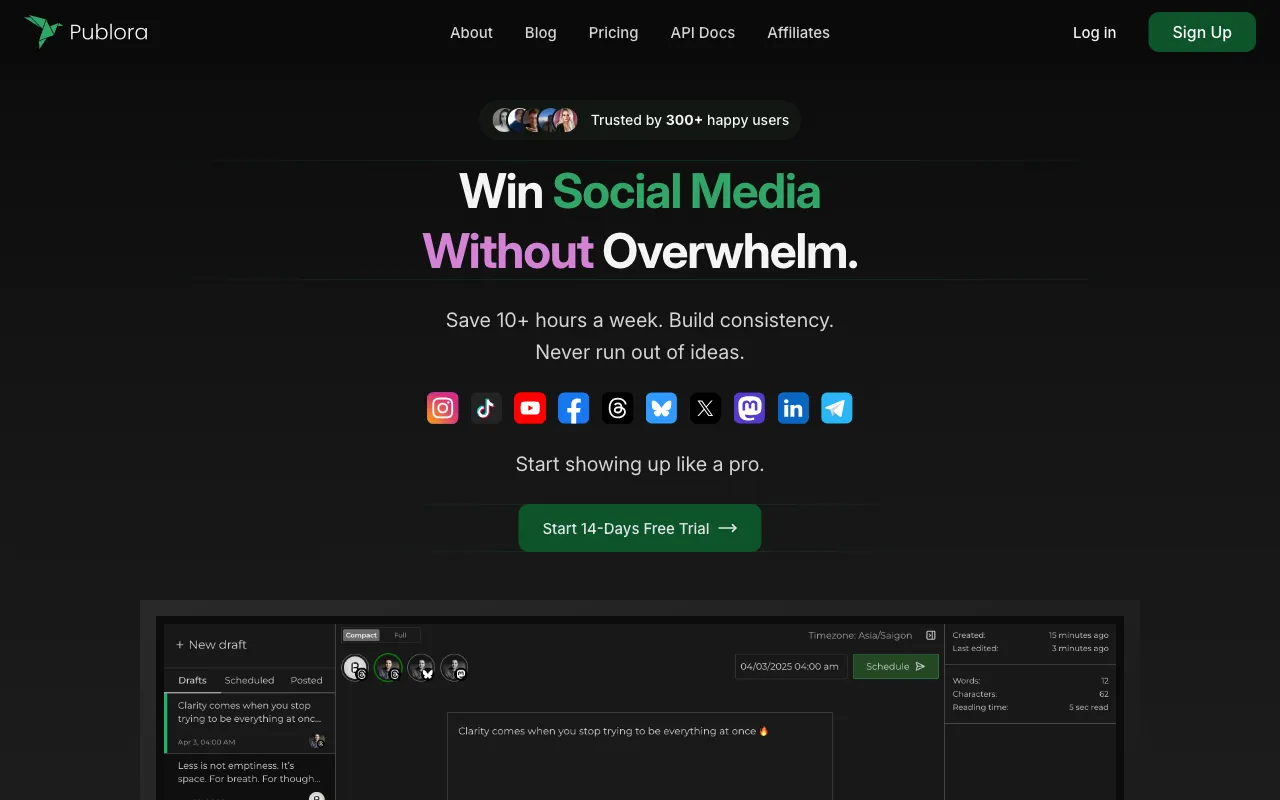 Publora — preview screenshot