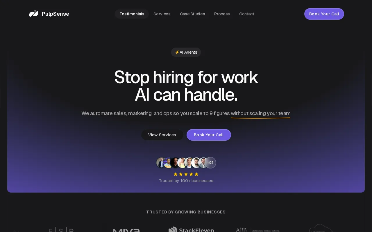 PulpSense — preview screenshot