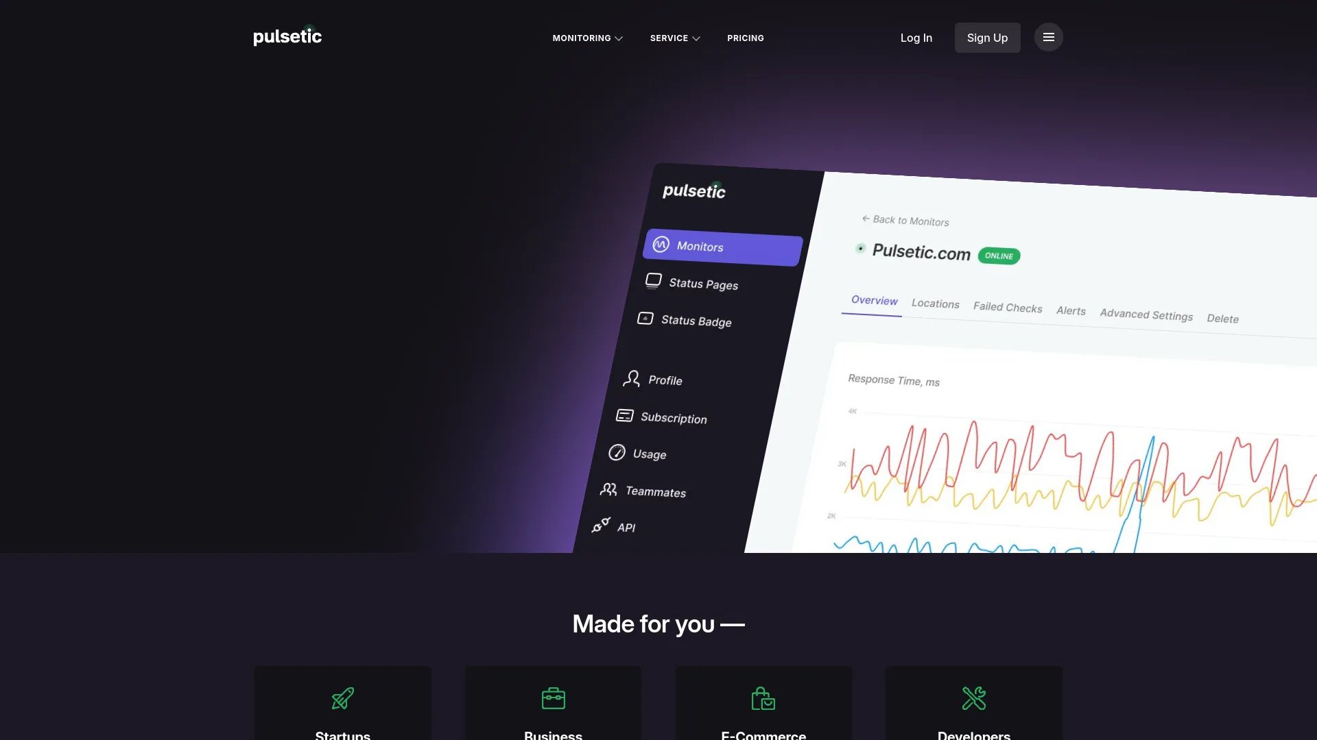 Pulsetic — preview screenshot