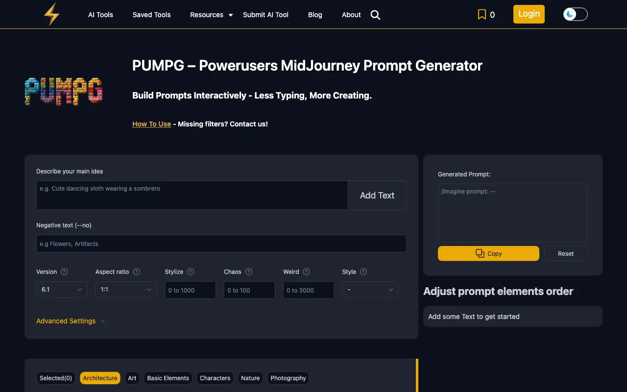 PUMPG — preview screenshot