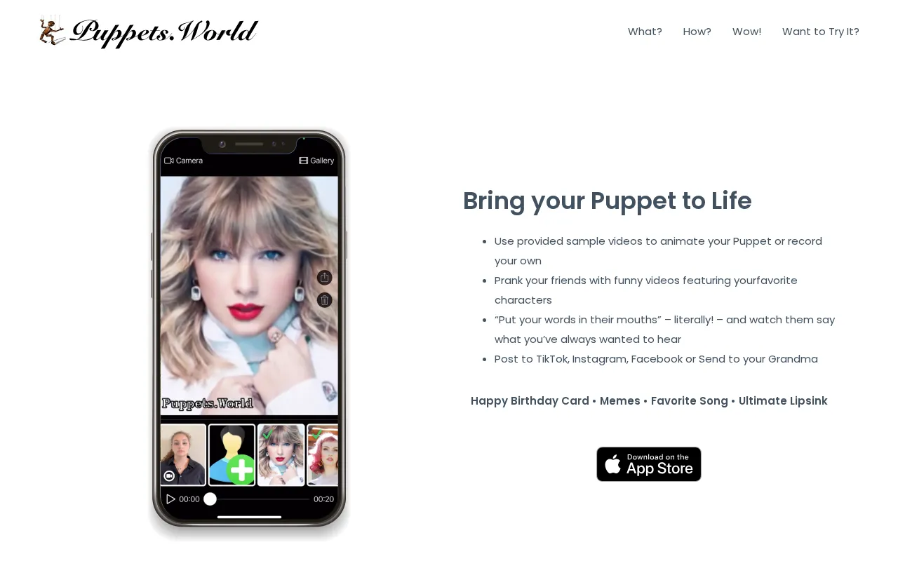 Puppets world — preview screenshot