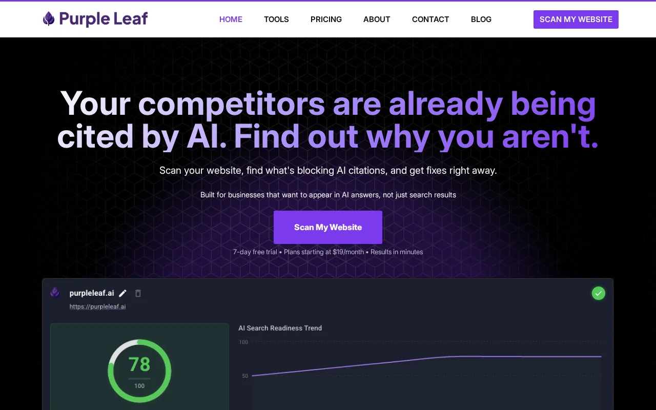 Purple Leaf — preview screenshot