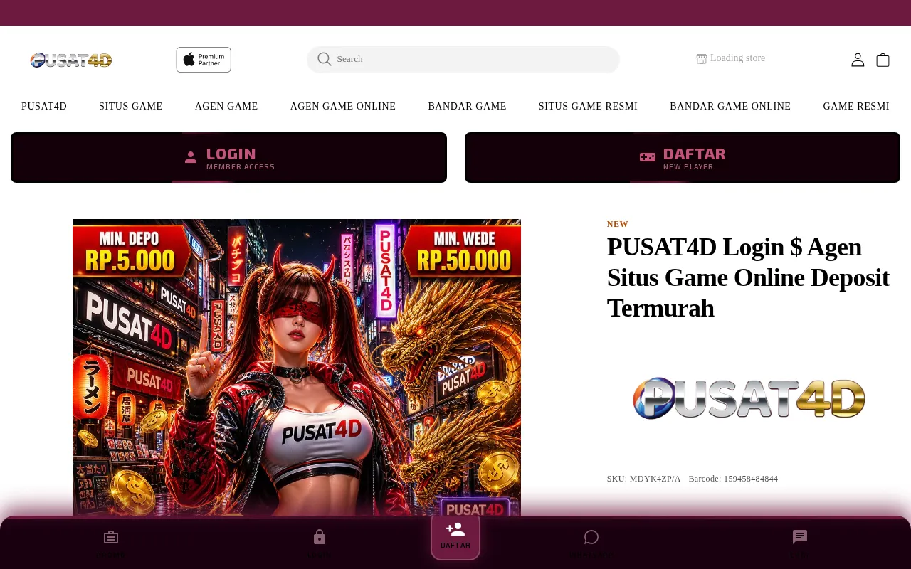 PUSAT4D — preview screenshot