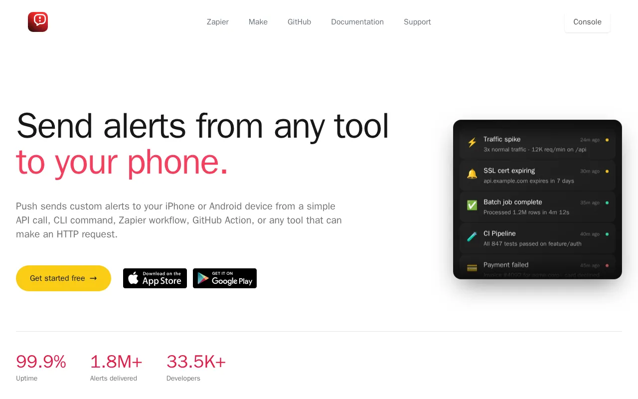 Push — preview screenshot