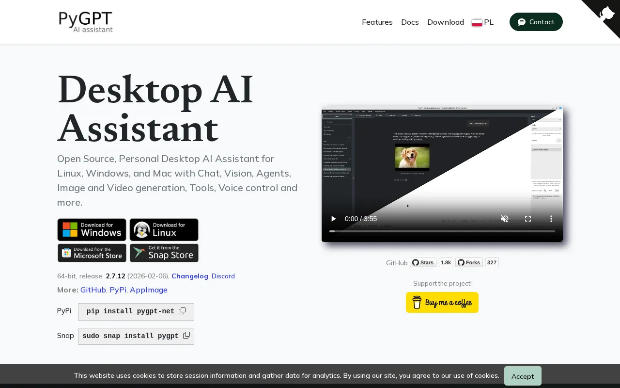 PyGPT — preview screenshot