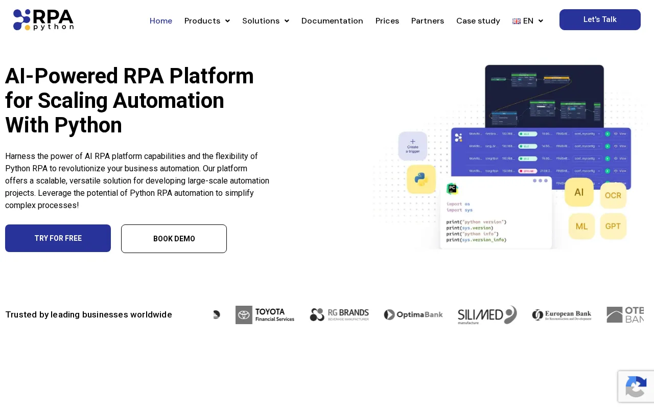 Python RPA — preview screenshot