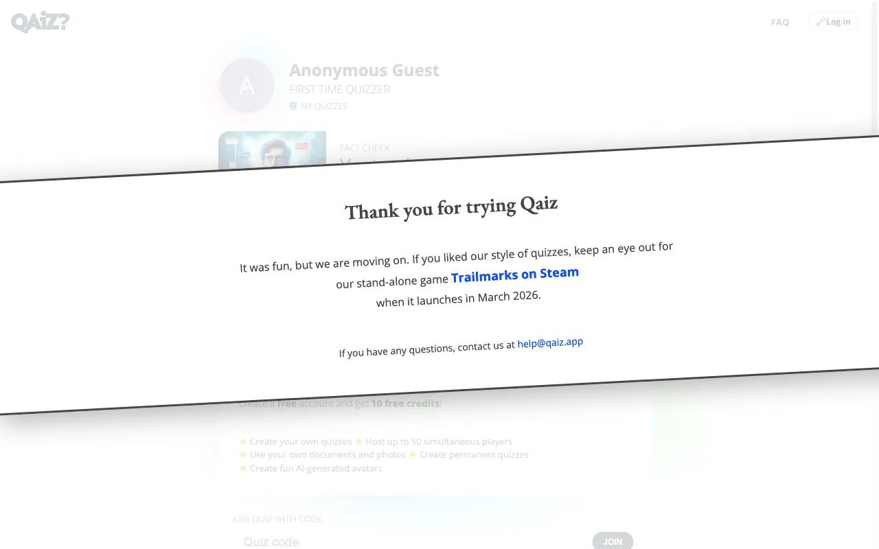 Qaiz — preview screenshot