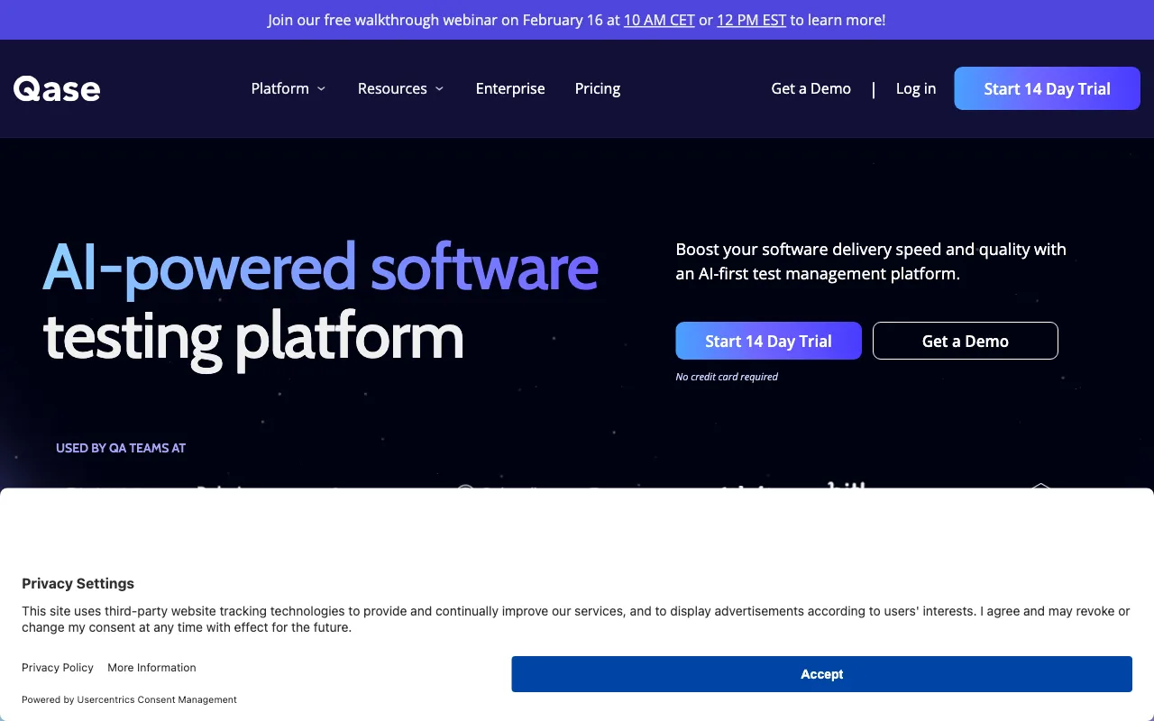 Qase — preview screenshot