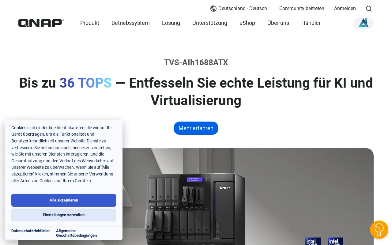 Qnap — preview screenshot