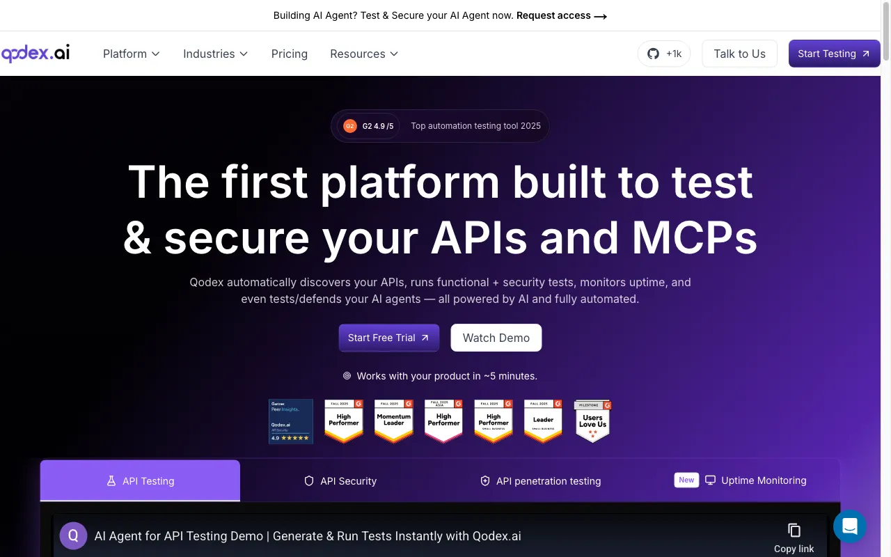 Qodex — preview screenshot