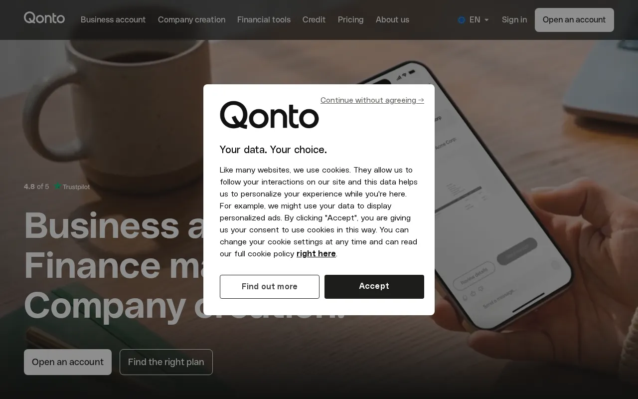 Qonto — preview screenshot